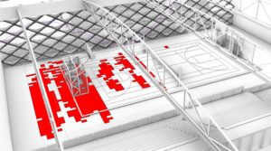 Datamorphoz - Computational design. Calcul de l'ASE (Annual Sunlight Exposure) préconisé dans la certification LEED - Visualisation des zones problématiques